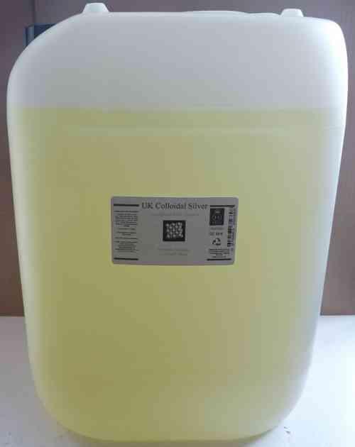 20L HDPE - Multi-purpose Amber Colloidal Silver 14,000ug/l